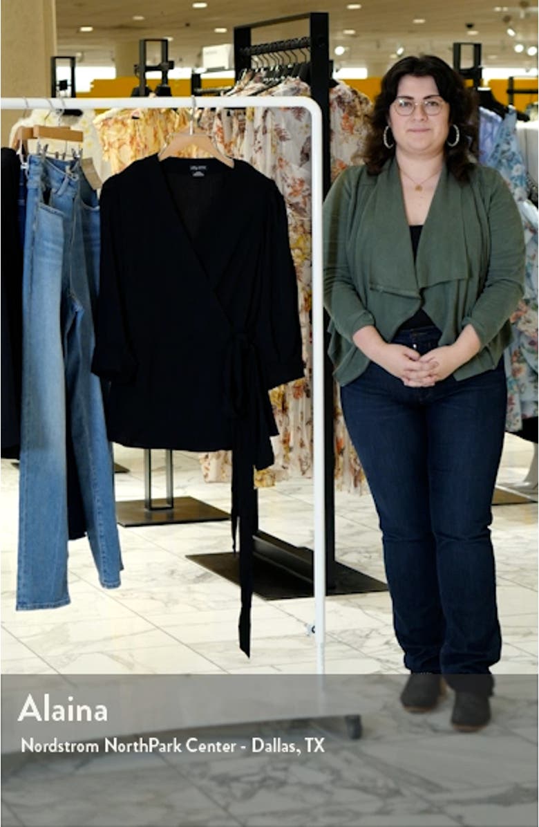 Sultry Wrap Top, sales video thumbnail