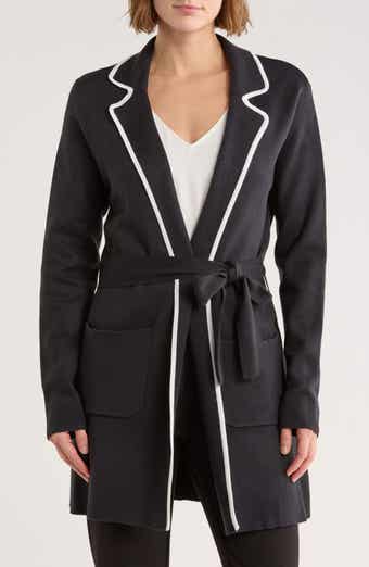 Calvin Klein Piped Tie Waist Cardigan