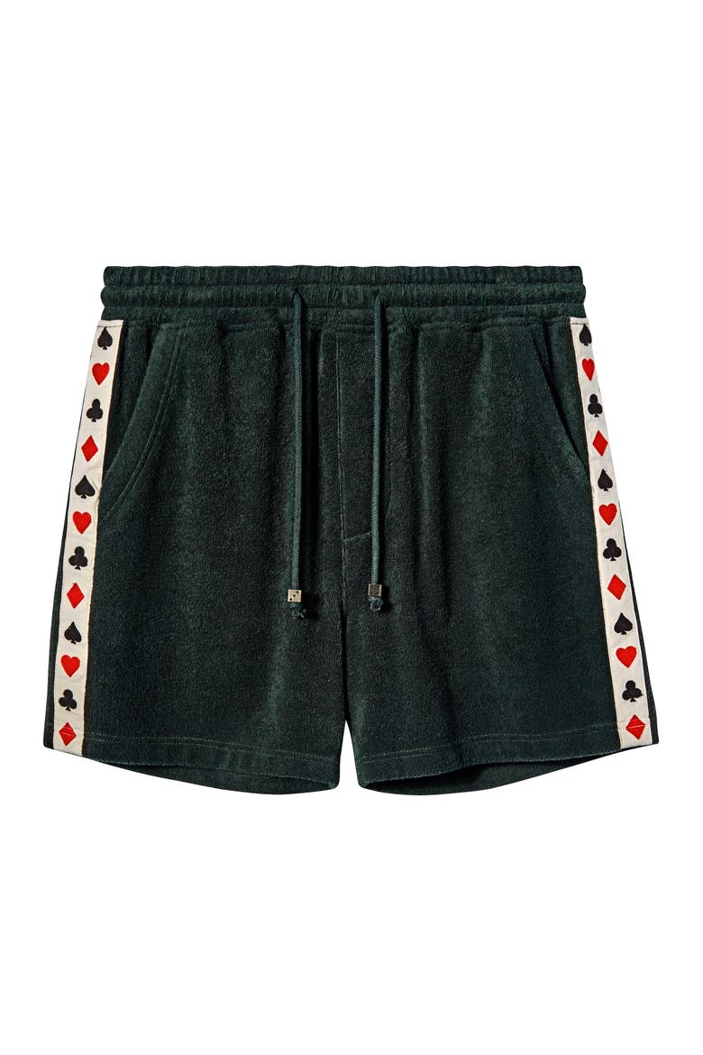 'Vicey Dicey' Cabana Shorts, Main, color, Green