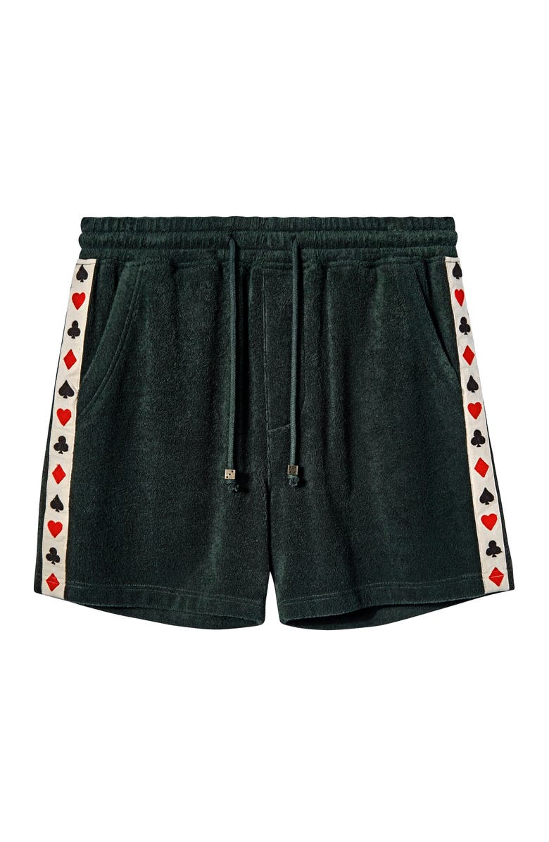 Tombolo 'Vicey Dicey' Cabana Shorts, Main, color, Green