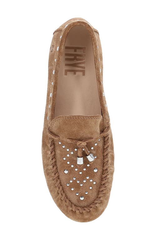 Frye Naya Stud Loafer In Brown