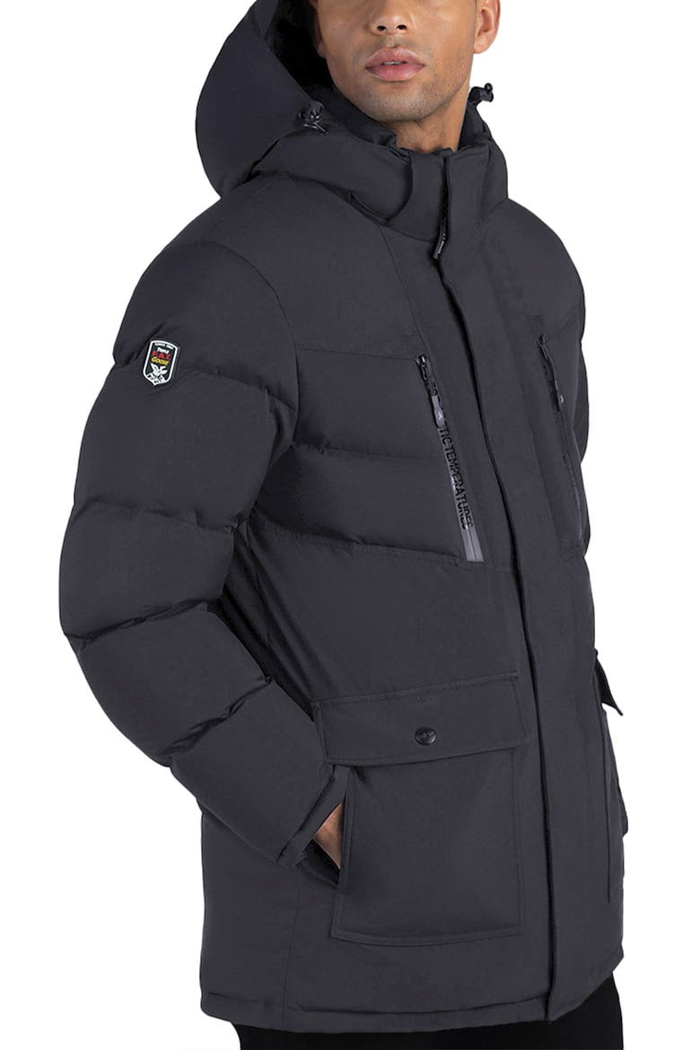 Grayson Men's Down Parka, Alternate, color, Black