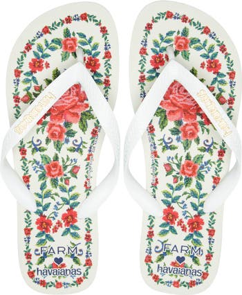 Havaianas x FARM Rio Floral Tapestry Flip Flop (Women