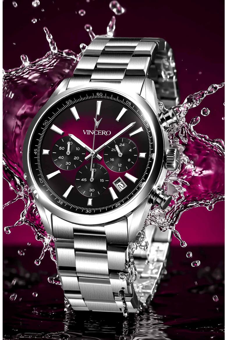 Icon Quasar Edition Chronograph Bracelet Watch, 43mm, Alternate, color, QUASAR