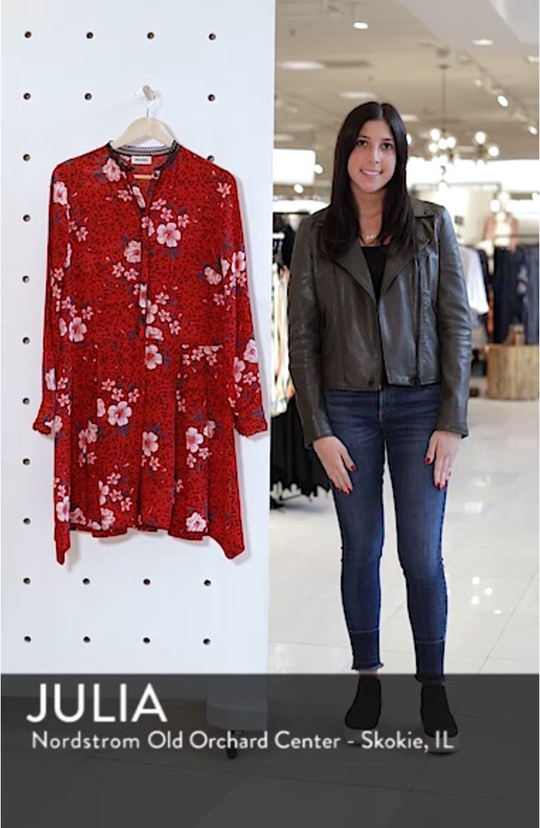 Ruti Pensee Double Floral Silk Dress, sales video thumbnail