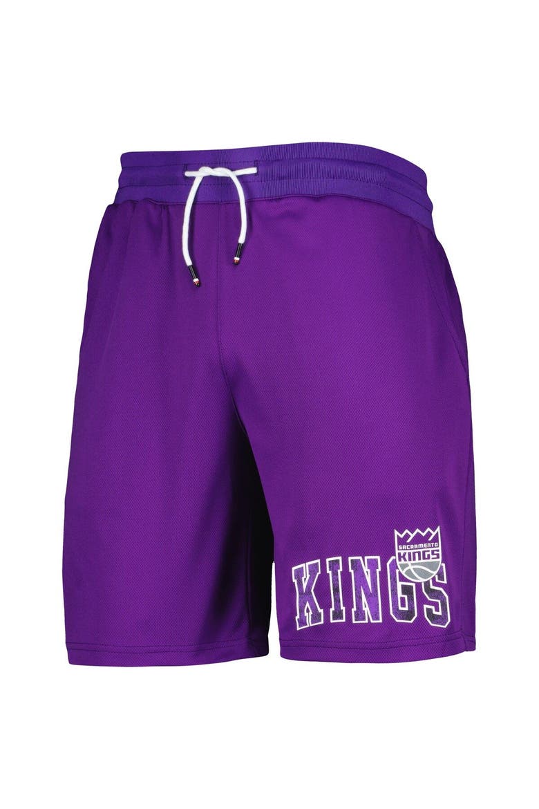Men's Tommy Jeans Purple Sacramento Kings Mike Mesh Basketball Shorts, Alternate, color, Purple