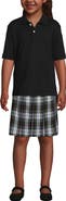 Lands' End School Uniform Kids Short Sleeve Interlock Polo Shirt