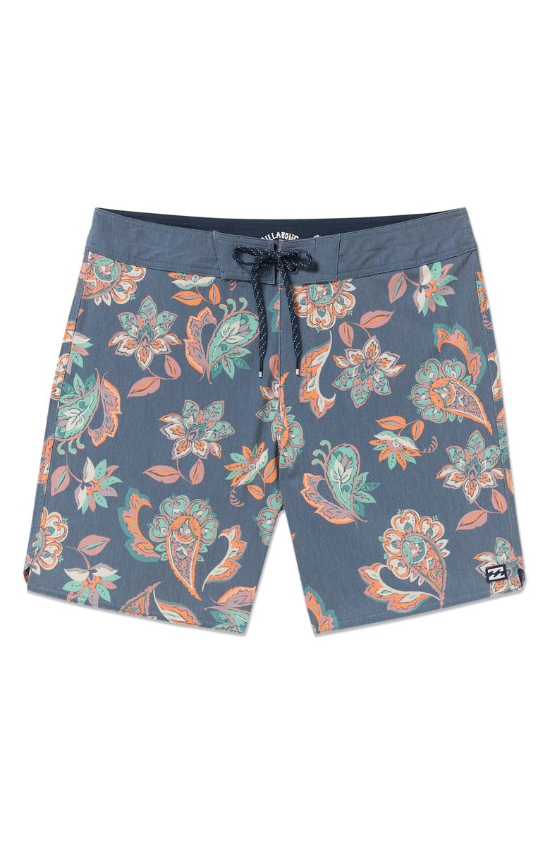 Billabong Good Times Pro Board Shorts, Alternate, color, Charcoal/ Navy