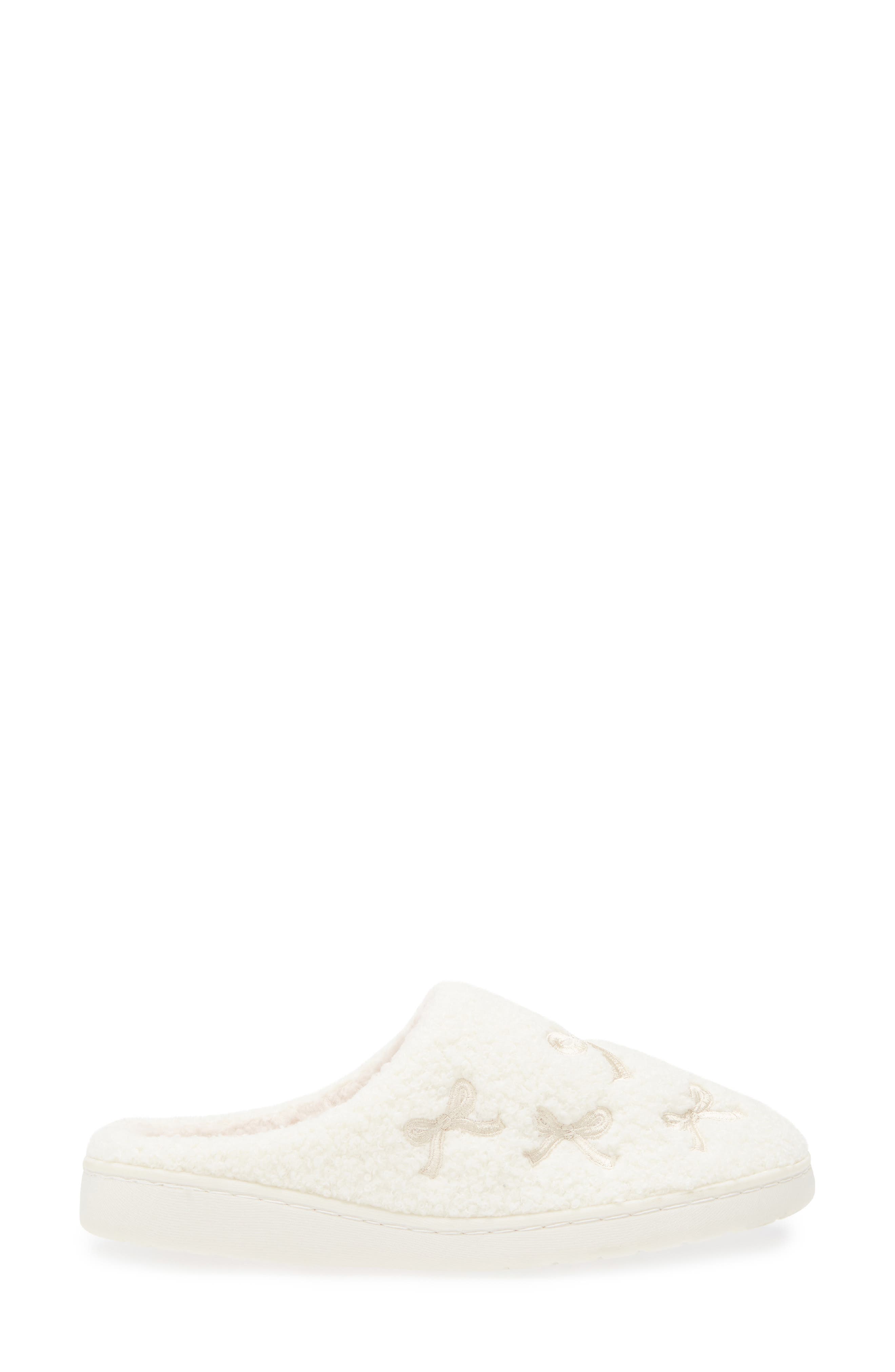 MIA Cozi Slipper, Alternate, color, Light Tan Multi Bow