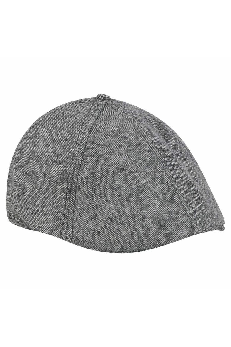 Men's New Era Black Baltimore Ravens Peaky Duckbill Fitted Hat, Alternate, color, Gray