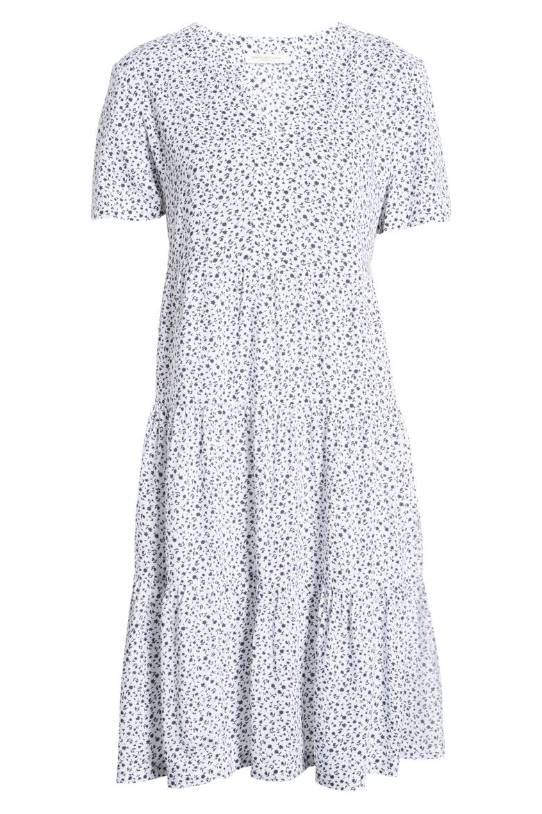 Coley Print Tiered Shift Dress, Alternate, color, ITSY DITSY