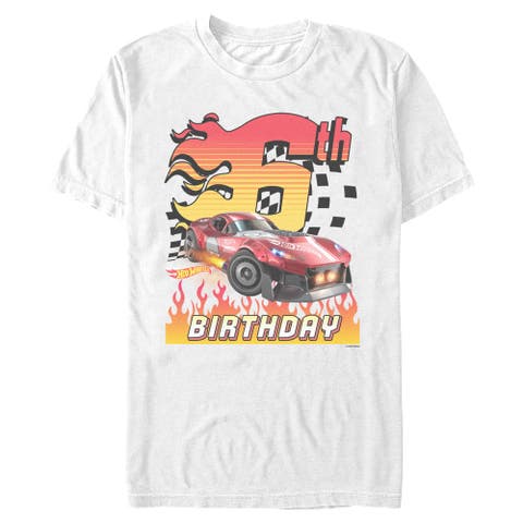 Men's Hot Wheels GT Scorcher 6th Birthday  Graphic T-Shirt