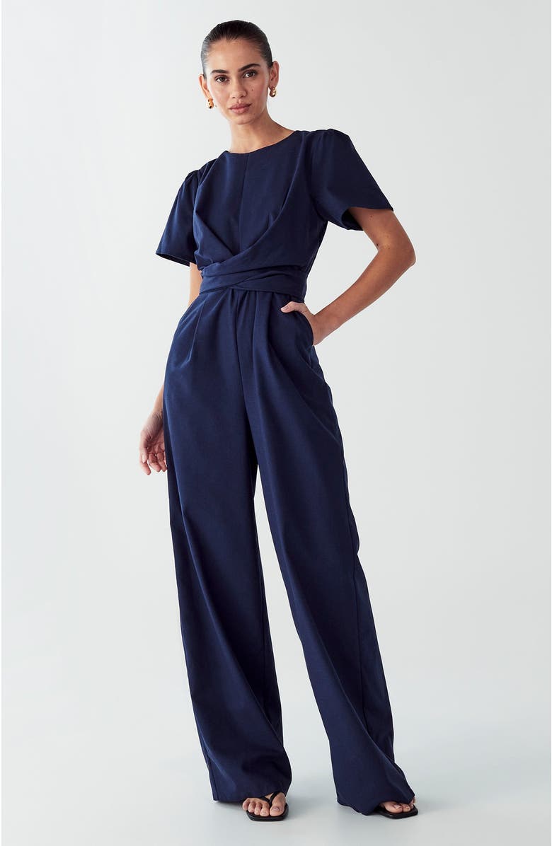 WILLA Riva Jumpsuit, Main, color, Navy Blue