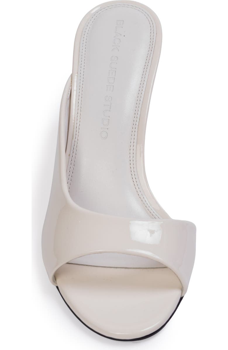 BLACK SUEDE STUDIO Arisha 70 Mule, Alternate, color, Coconut Patent Leather