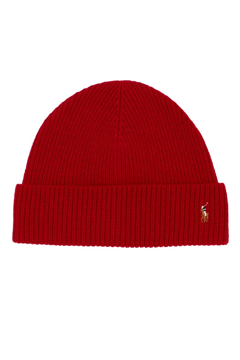 Signature Cuff Hat, Main, color, RL 2000 Red