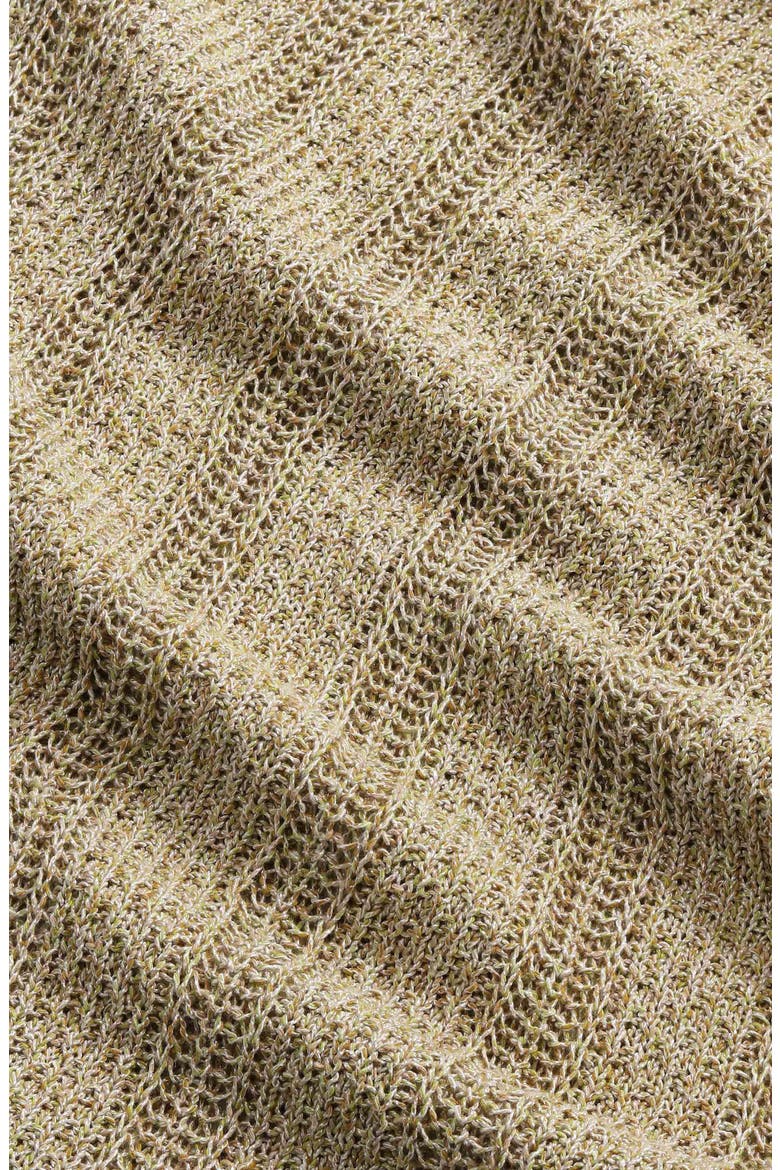 Cale Johnny Collar Sweater Polo, Alternate, color, BEIGE/ SEA SPRAY