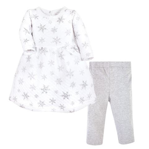 Quilted Cotton Dress and Leggings