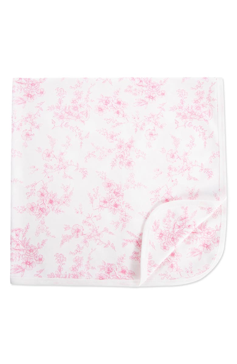 Little Me Tonal Roses Baby Blanket, Alternate, color, Pink