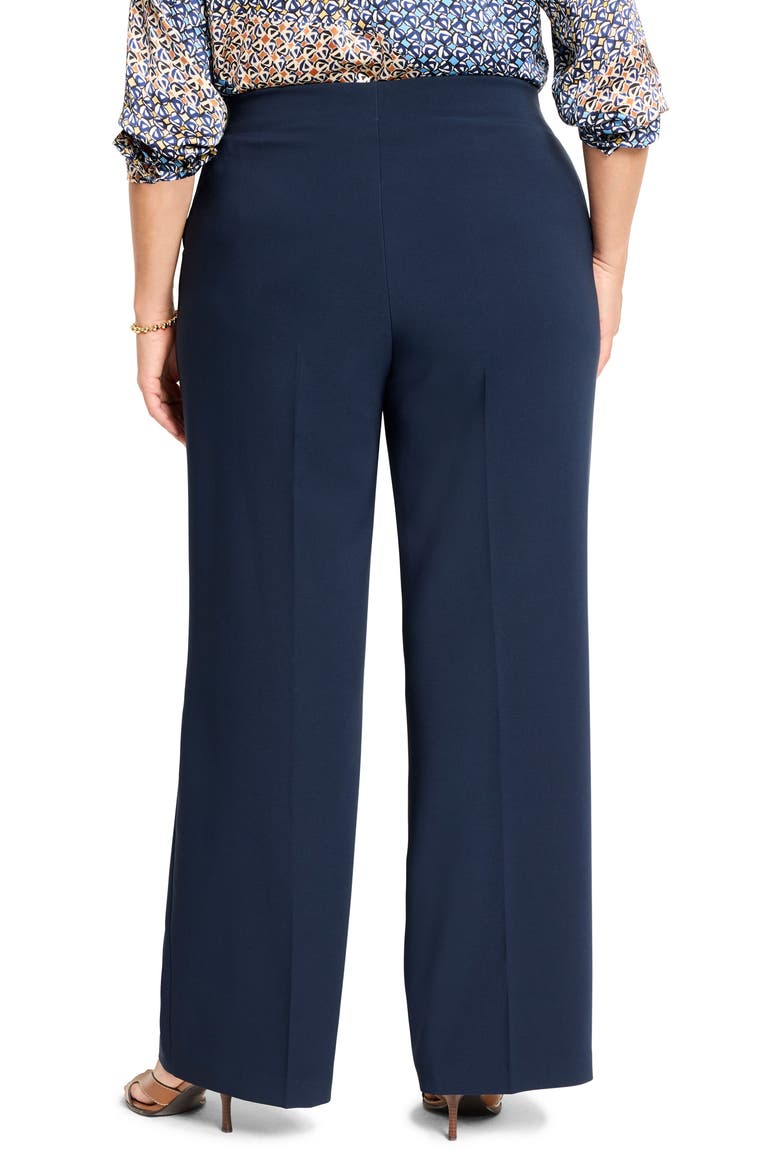 Lenox Wide Leg Stretch Pants, Alternate, color, DARK INDIGO