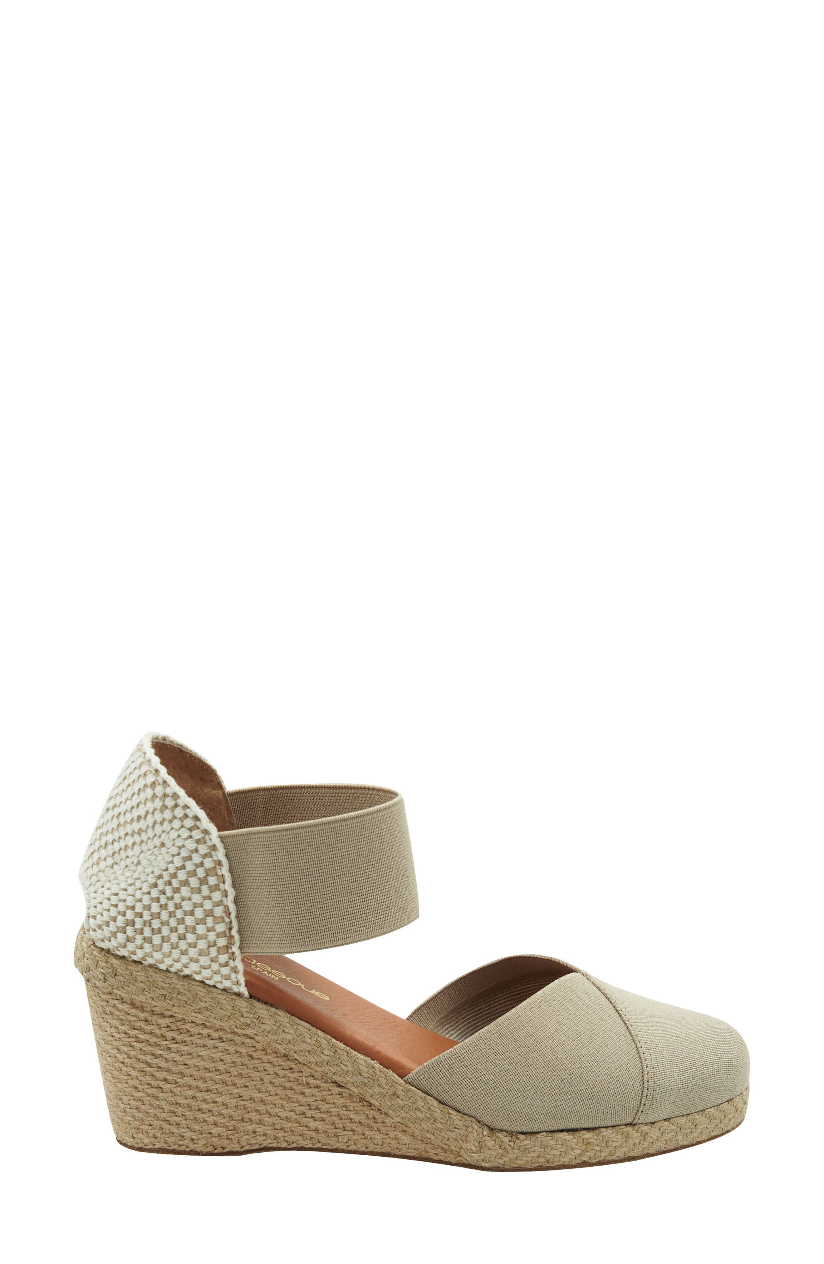 Anouka Espadrille Wedge, Alternate, color, BEIGE