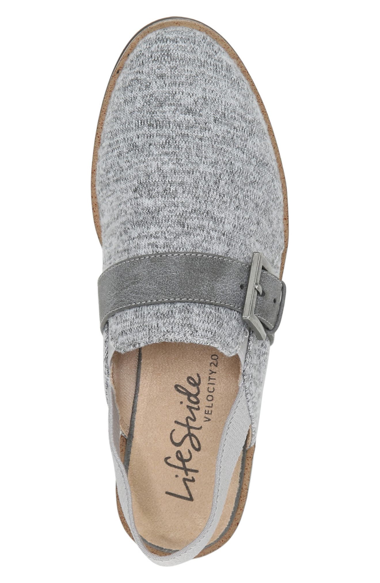 LifeStride Zaida Knit Slingback Flat, Alternate, color, 