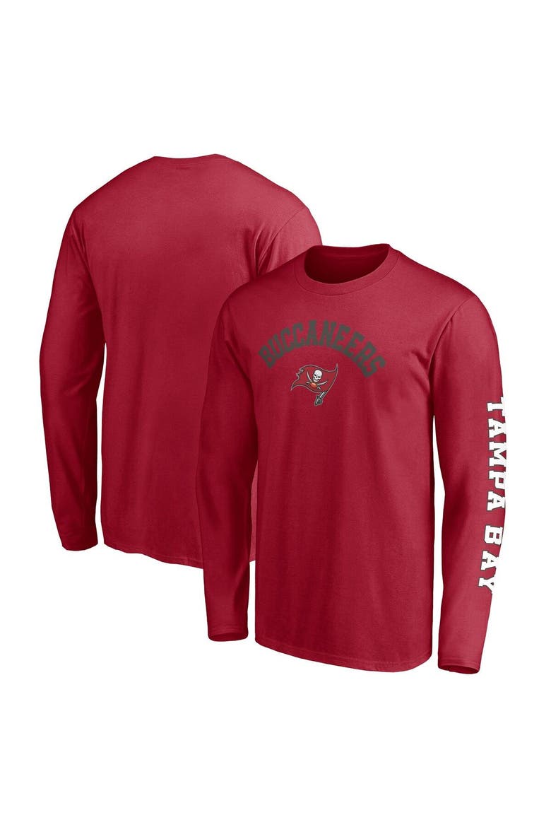 Men's Fanatics Branded Red Tampa Bay Buccaneers Big & Tall City Long Sleeve T-Shirt, Main, color, RED