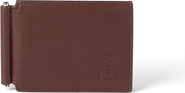 Brunello Cucinelli Calfskin money clip wallet