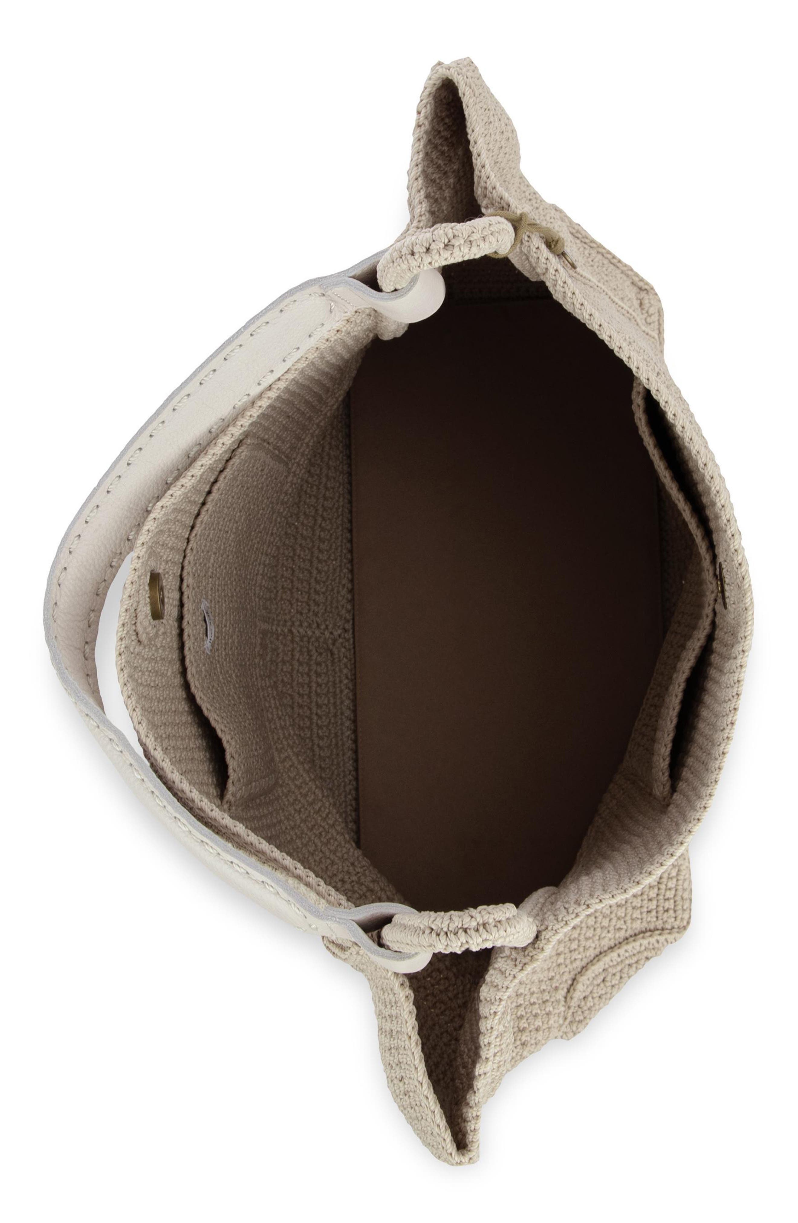Los Feliz Large Crochet Tote, Alternate, color, ECRU
