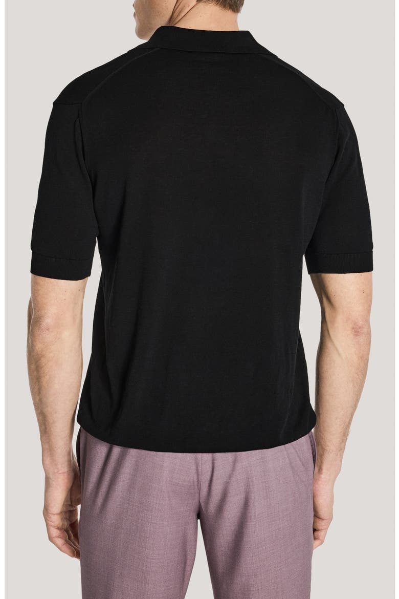 Johnny Collar Polo, Alternate, color, BLACK
