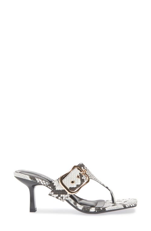 Wild Diva Lounge Merasa Heeled Slide Sandal In Brown