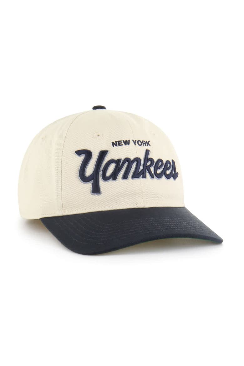 Men's '47 Natural New York Yankees Crosstown Franchise Fitted Hat, Alternate, color, Natural