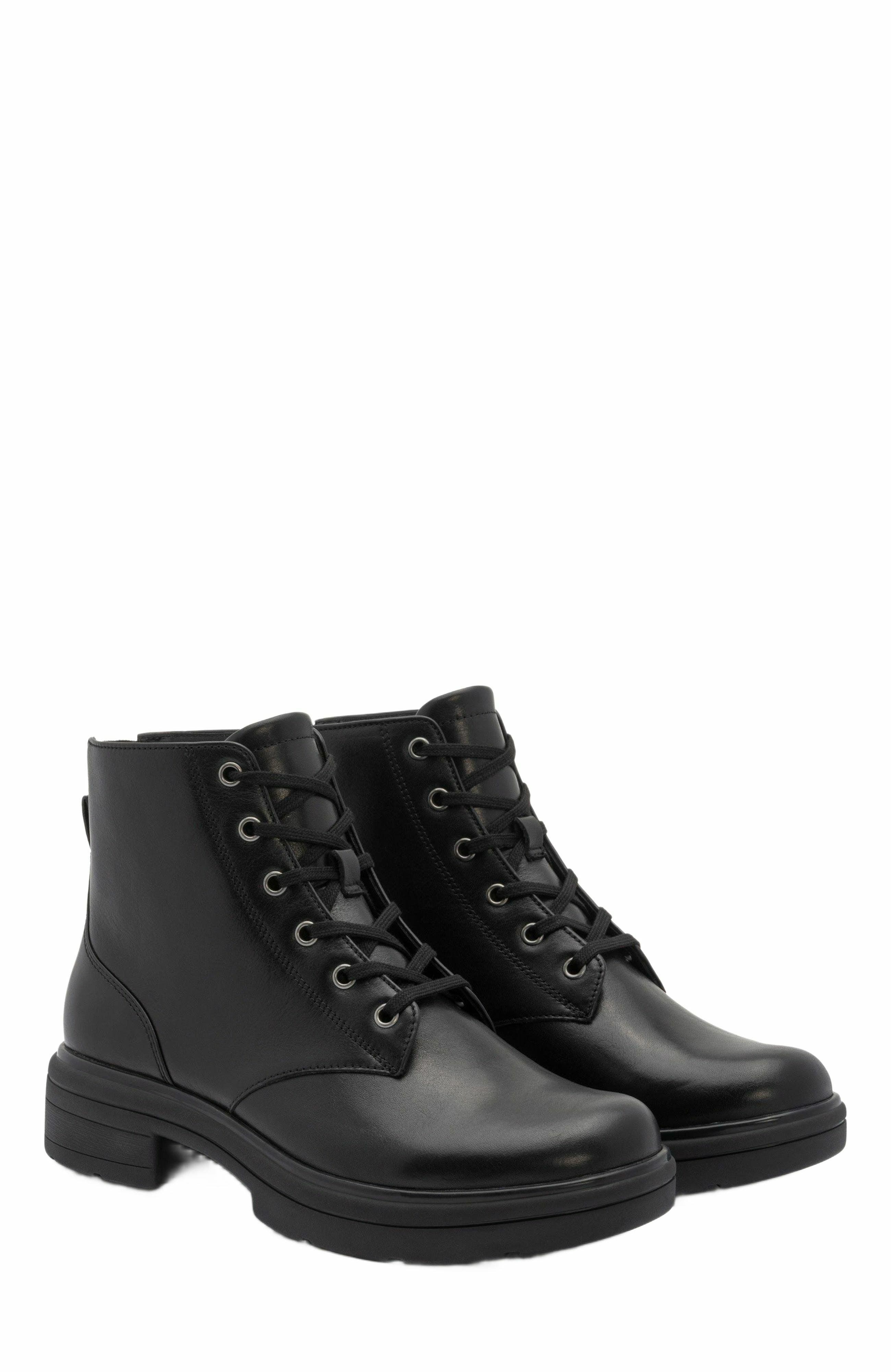 ABEO Vista Lace Boot, Alternate, color, Black - Metatarsal