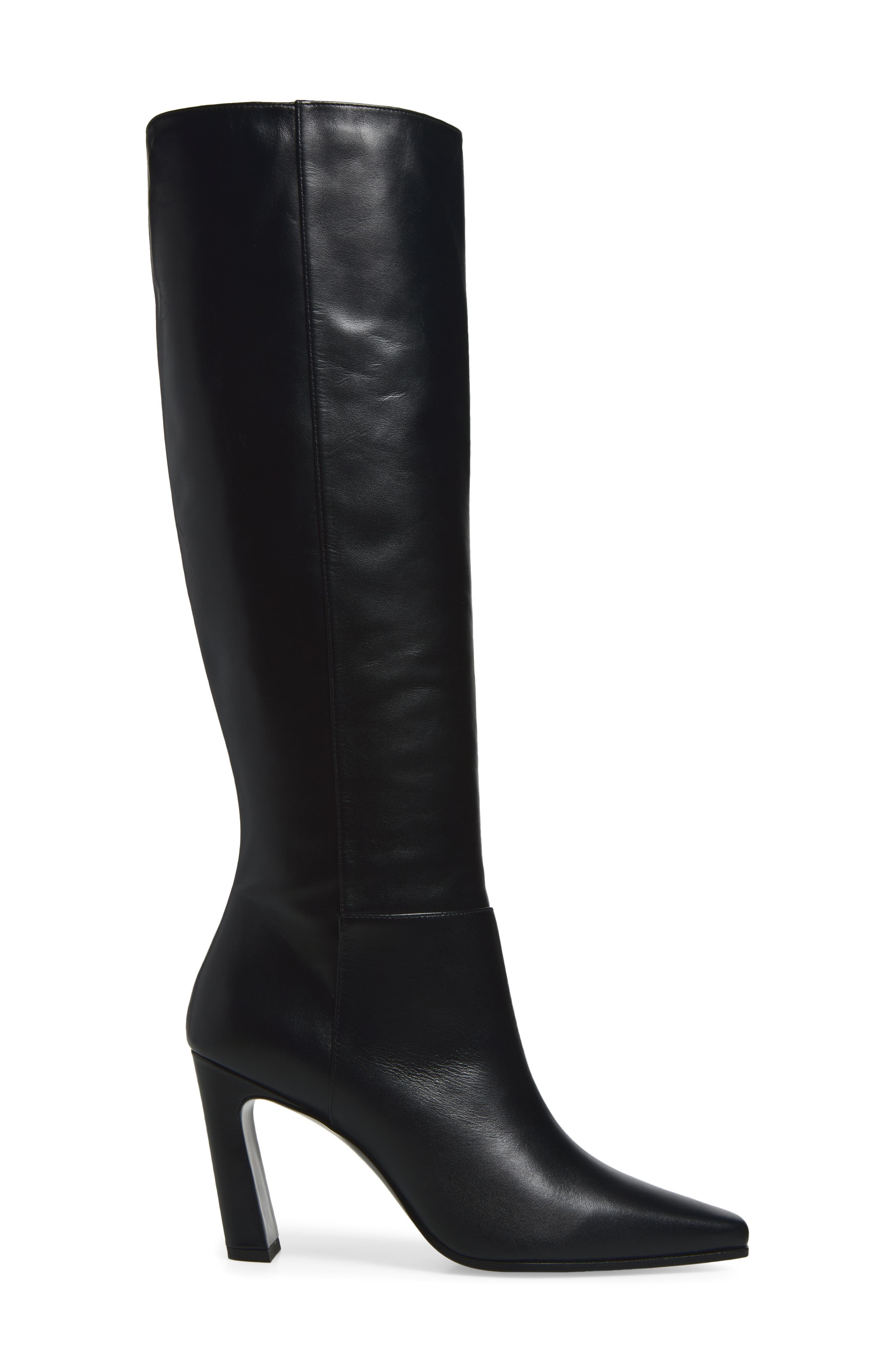 Stassi Knee High Boot, Alternate, color, BLACK