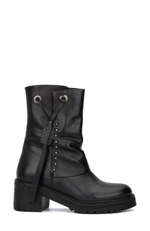 Vintage Foundry Madeline Block Heel Boot In Black