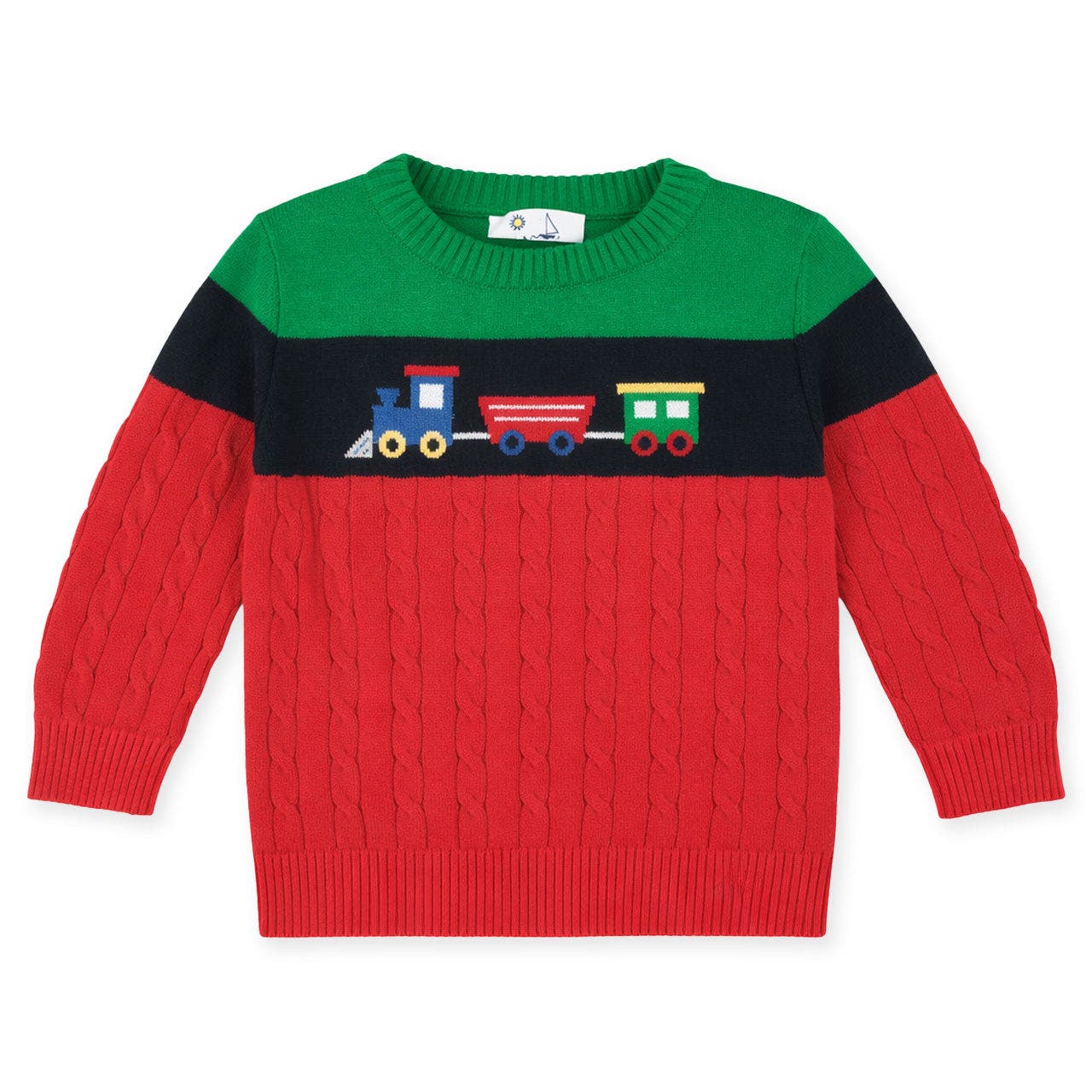 selected Navy, Green & Red Multi