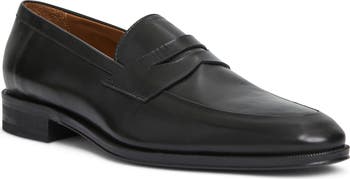 Bruno Magli Mocassini Uomo Maioco Penny In Pelle - Made In Italy, Scarpe Luxury Artigianali, Collezione Penny