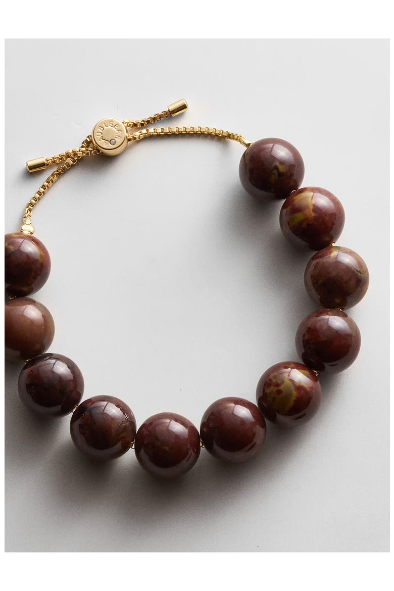 Jane Beaded Bracelet, Alternate, color, BROWN