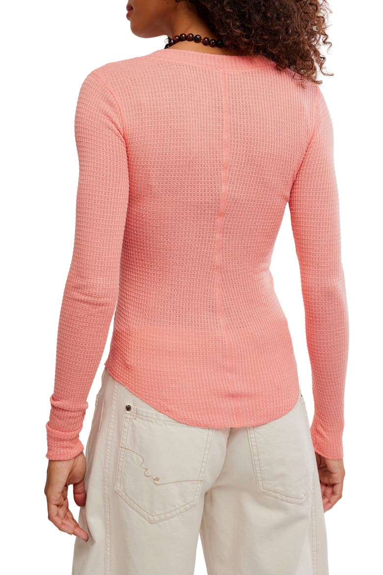 Intimately FP Going Places Cardi, Alternate, color, CORAL CRIMSON
