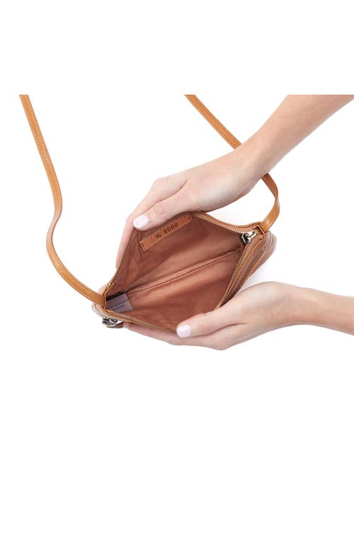 Hobo Cara Leather Crossbody Bag In Brown
