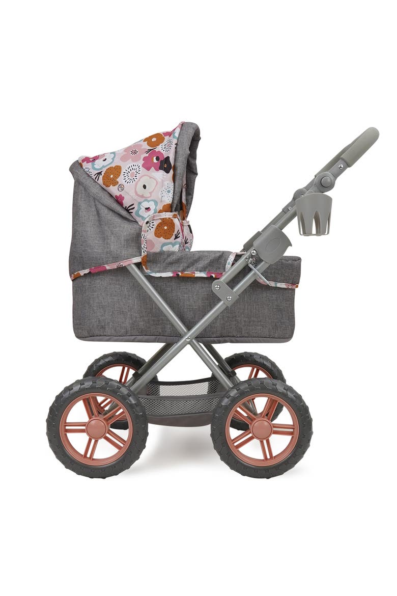 Melange Flora Amanda Doll Pram Matching Handbag, 3+, Alternate, color, Multicolored
