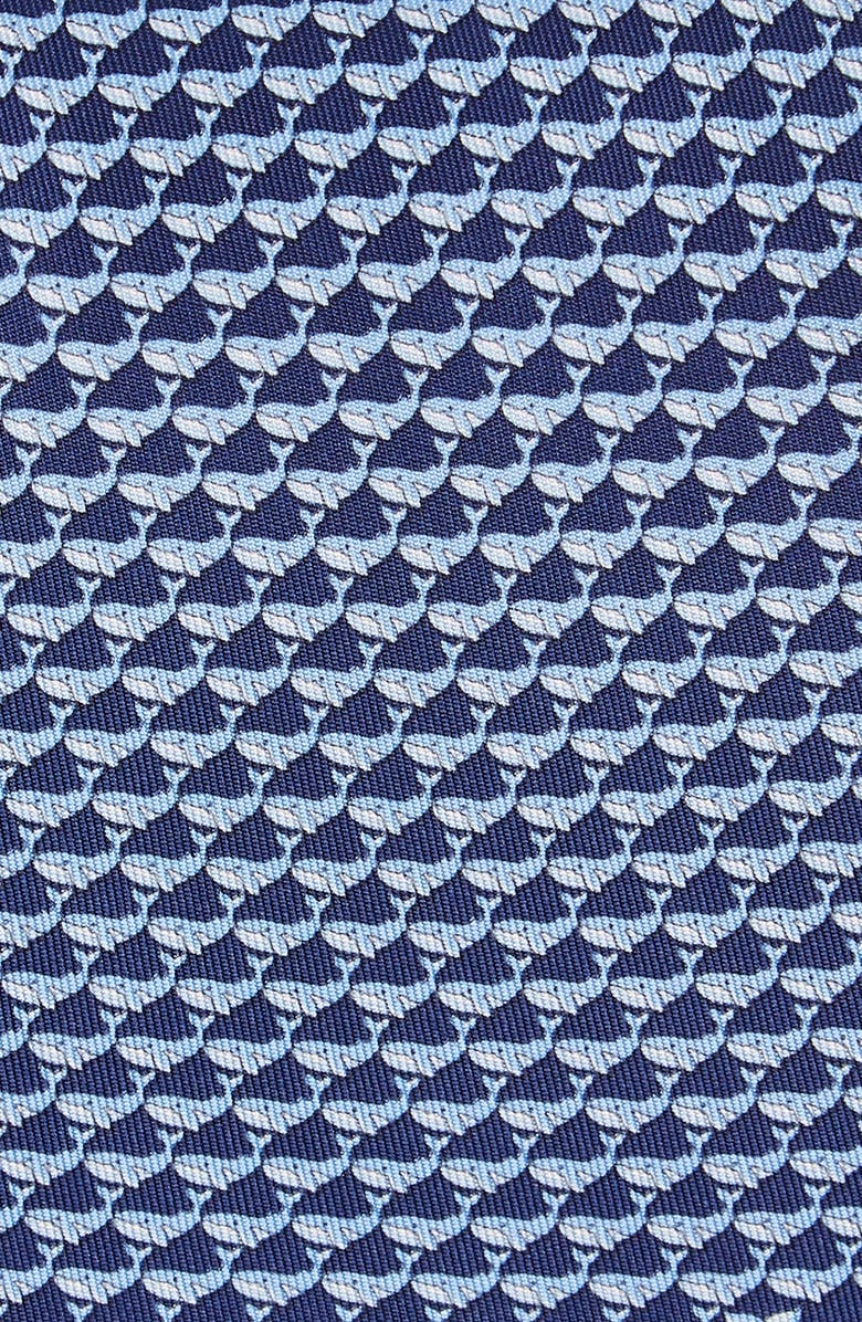 FERRAGAMO Salvatore Ferragamo Whale Print Silk Tie, Alternate, color,