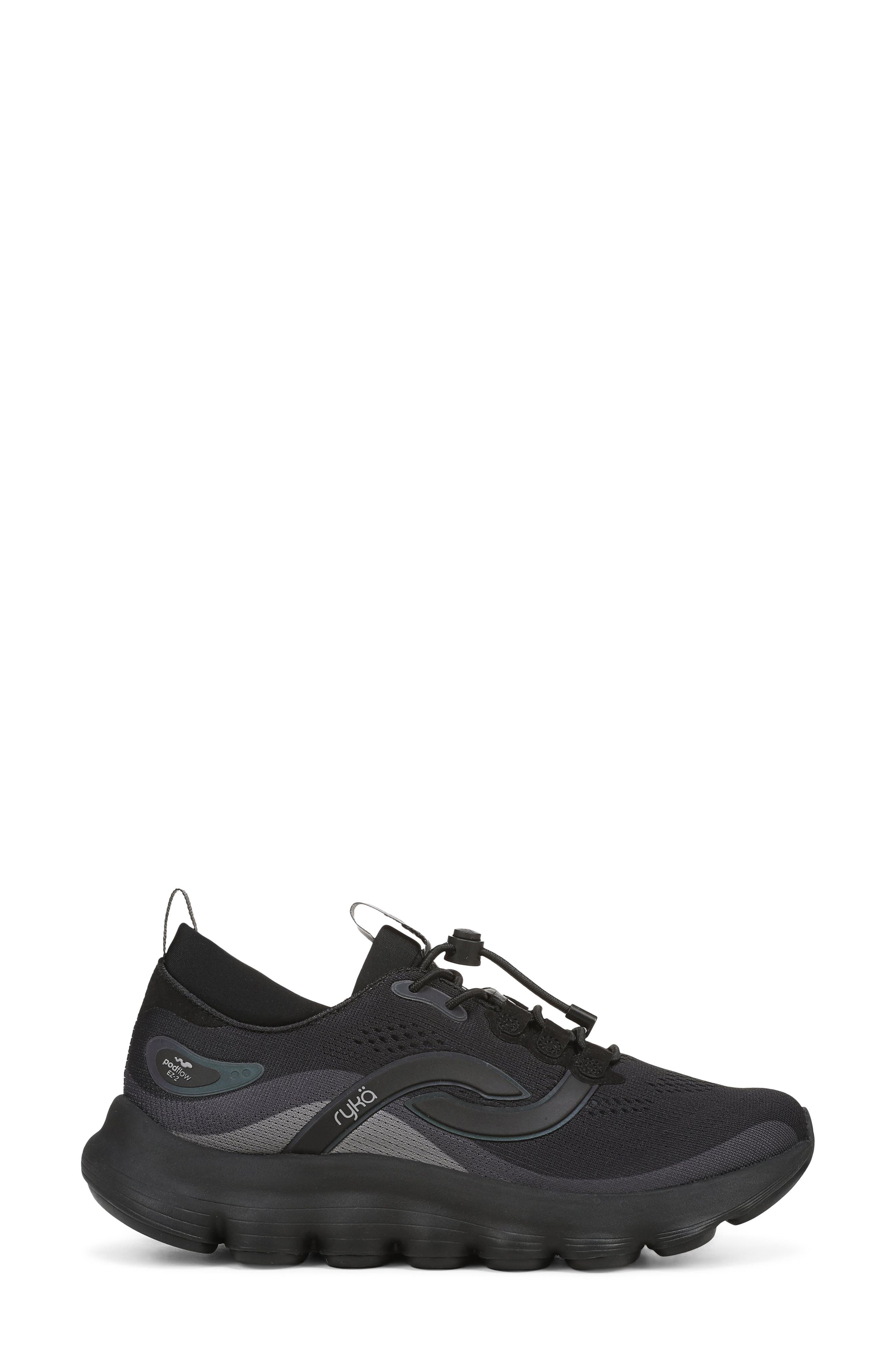 Podflow EZ 2 Walking Sneaker, Alternate, color, BLACK
