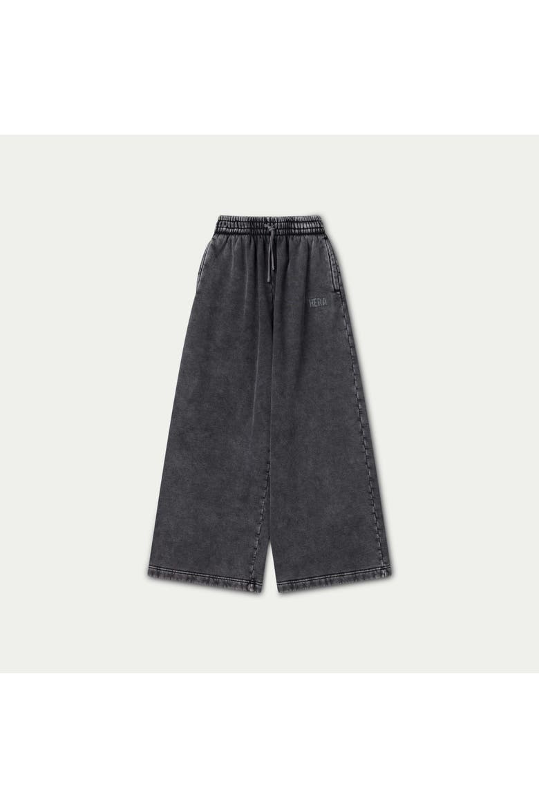 Collective Wide Leg Joggers, Alternate, color, Washed Black