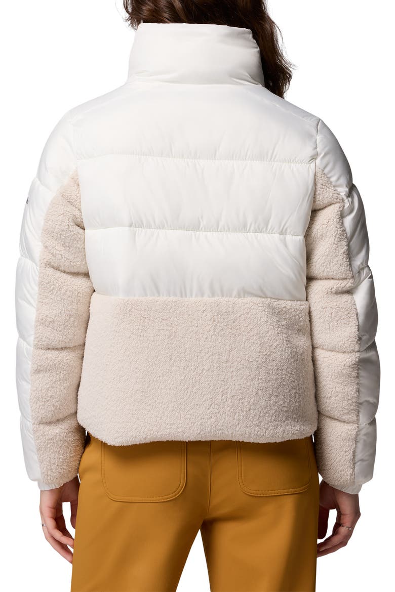 Leadbetter Point™ II Hybrid Crop Puffer Jacket, Alternate, color, SEA SALT DARK STONE 125