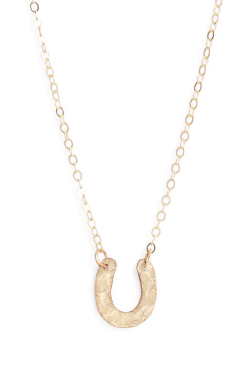 Horseshoe Pendant Necklace
