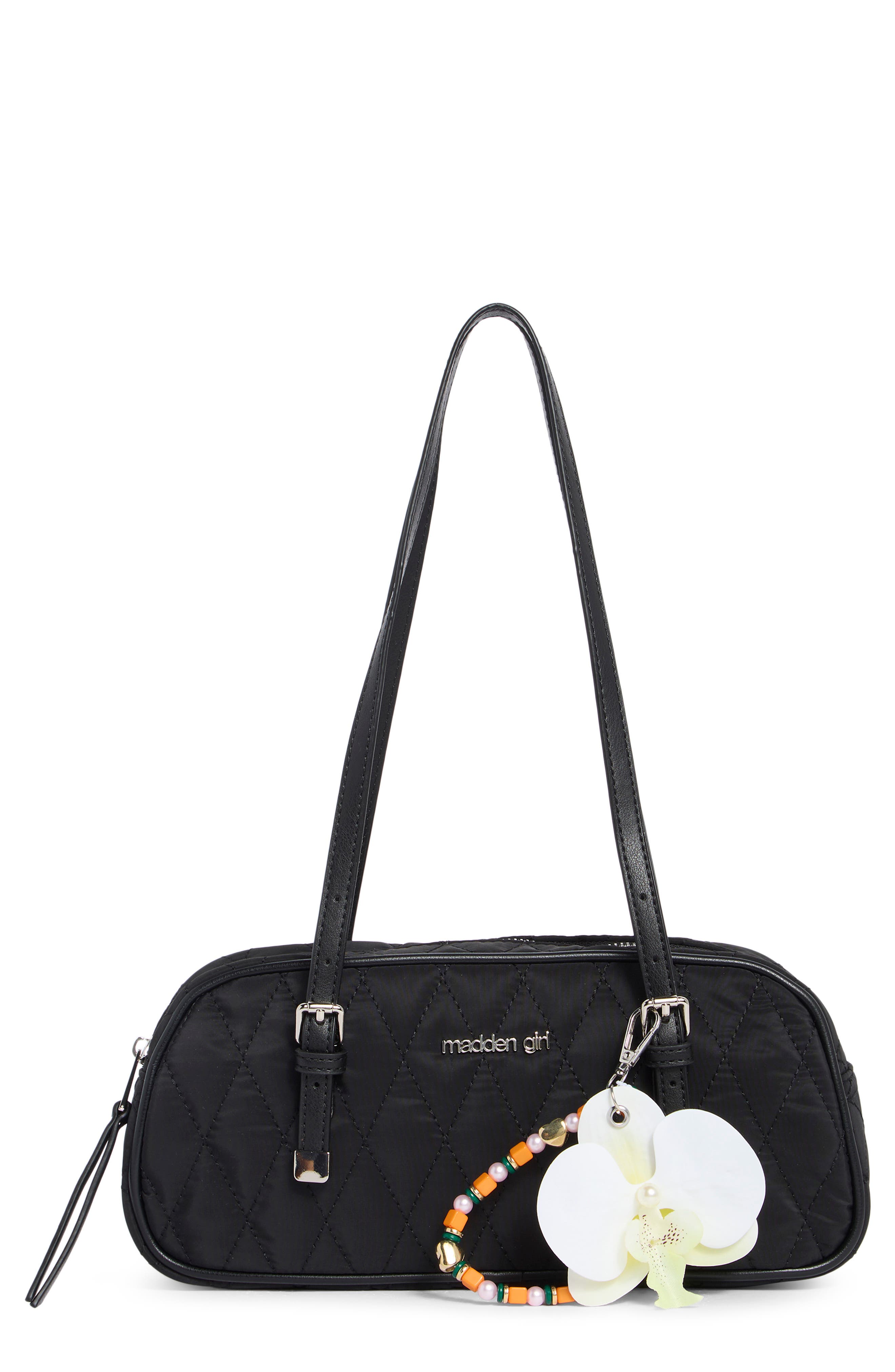 Madden Girl Quilted E/W Shoulder Bag