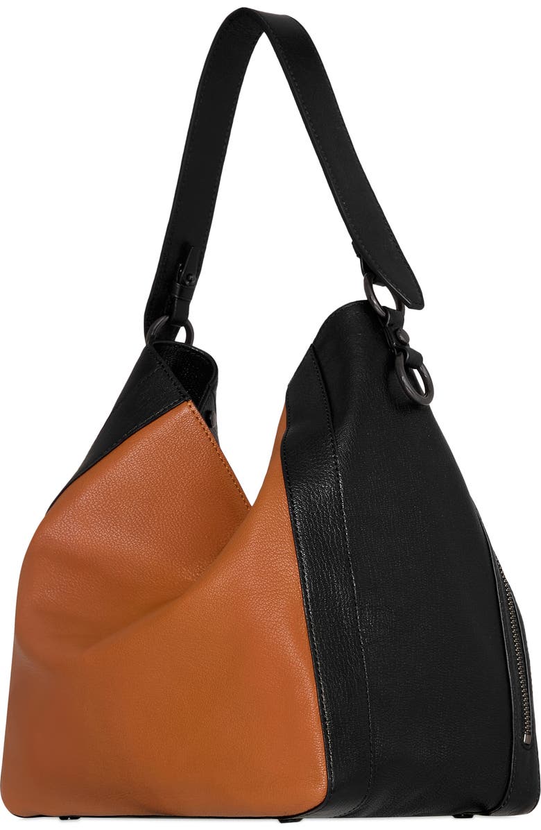 Rebecca Minkoff Mab Colorblock Leather Hobo Bag, Alternate, color,