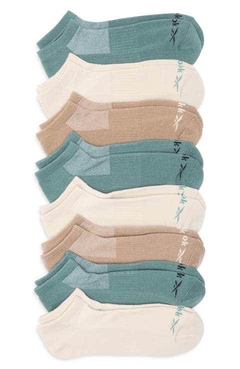 8-Pack Cushioned Low Cut Socks