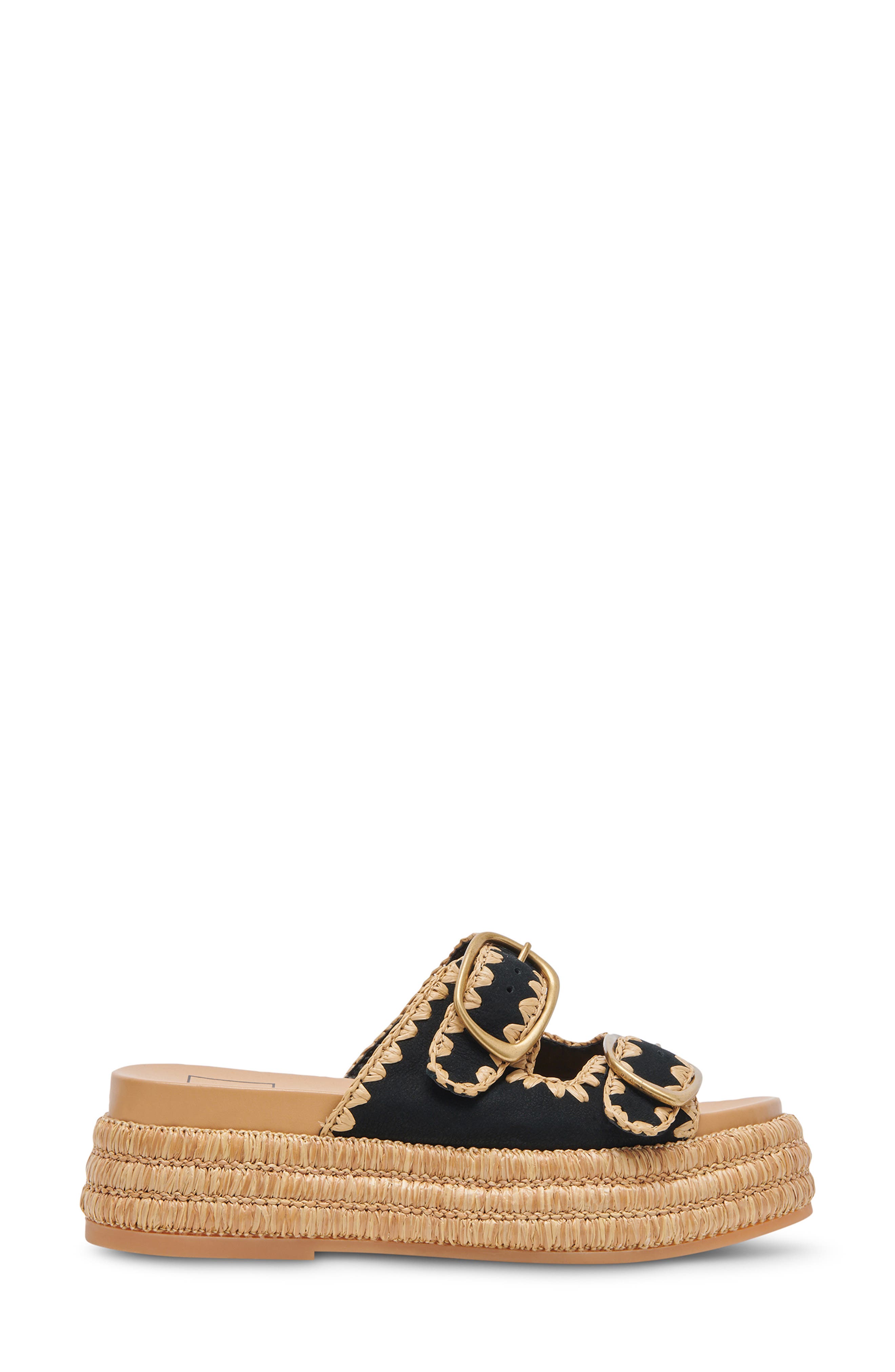 Dolce Vita Wanika Espadrille Platform Slide Sandal, Alternate, color, 