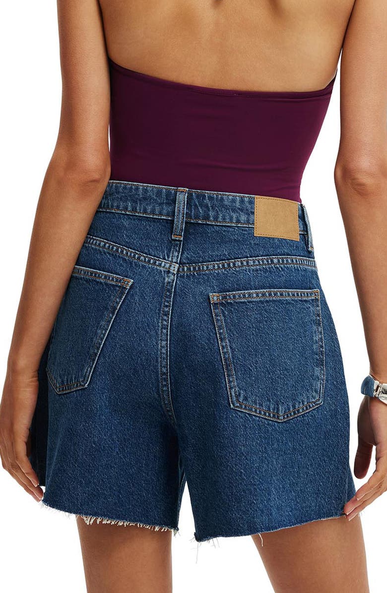 Cotton On High Waist '90s Denim Shorts, Alternate, color,